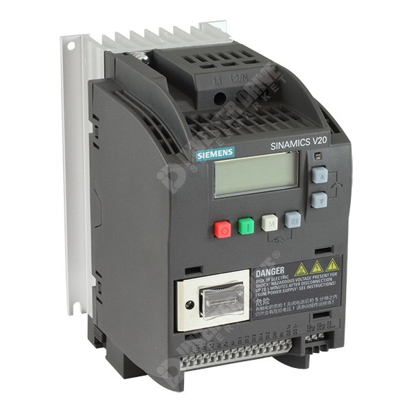 Photo of Siemens V20 1.5kW 400V 3ph AC Inverter Drive, C3 EMC