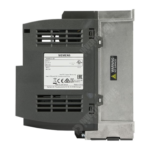 Photo of Siemens V20 1.1kW 230V 1ph to 3ph AC Inverter Drive, C1 EMC