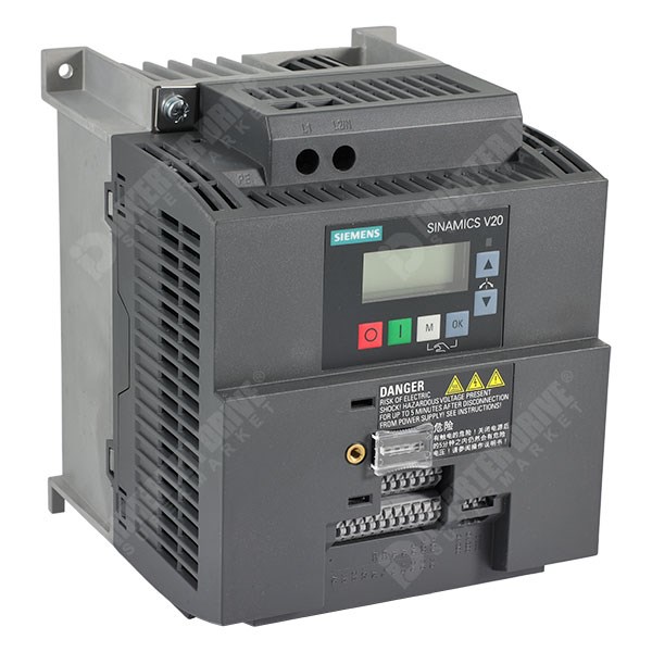 Photo of Siemens V20 2.2kW (FSAD) 230V 1ph to 3ph AC Inverter Drive, C1 EMC