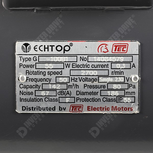Photo of TEC Force Ventilation Fan for 100 Frame Motor, 230V 1ph
