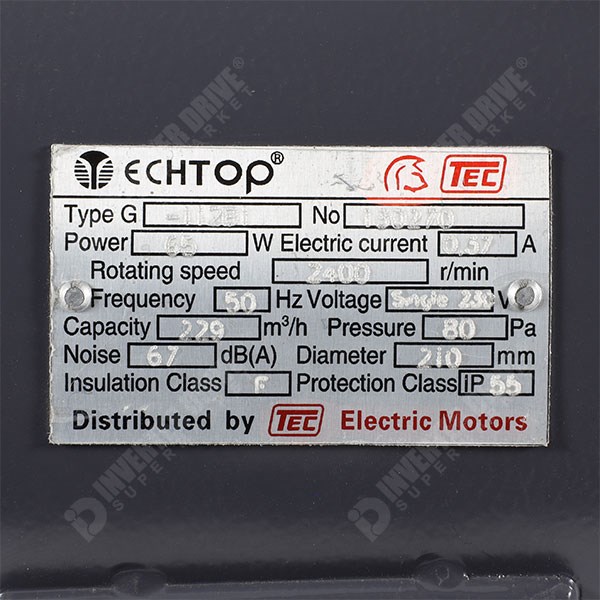 Photo of TEC Force Ventilation Fan for 112 Frame Motor, 230V 1ph