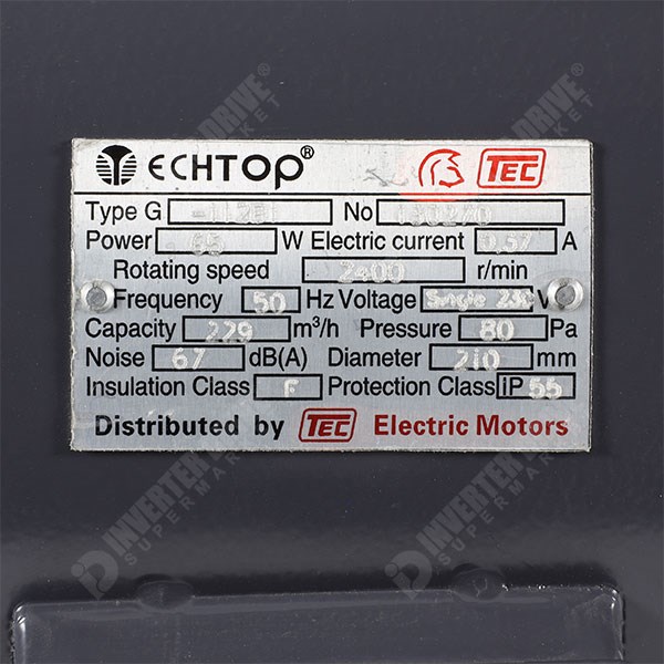 Photo of TEC Force Ventilation Fan for 132 Frame Motor, 230V/400V 3ph