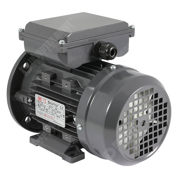 Photo of TEC - 230V Single Phase Motor 0.55kW (0.75HP) Cap Start 2P 71F Foot/Flange