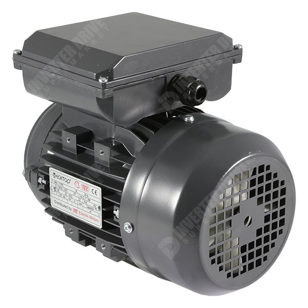 Photo of TEC - 230V Single Phase Motor 0.55kW (0.75HP) Cap Start 4P 80F B14 Face