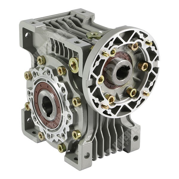 Photo of TEC TCNDK63 60:1 23RPM Worm Gearbox for a 0.55kW 4 Pole 80 Frame B14 Motor