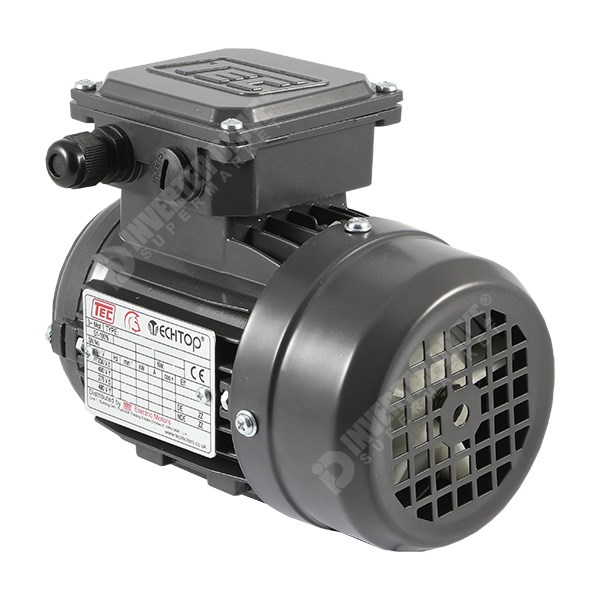 Photo of TEC 0.09kW 4 Pole 3ph AC Motor 230V/400V Face Mount 56 Frame