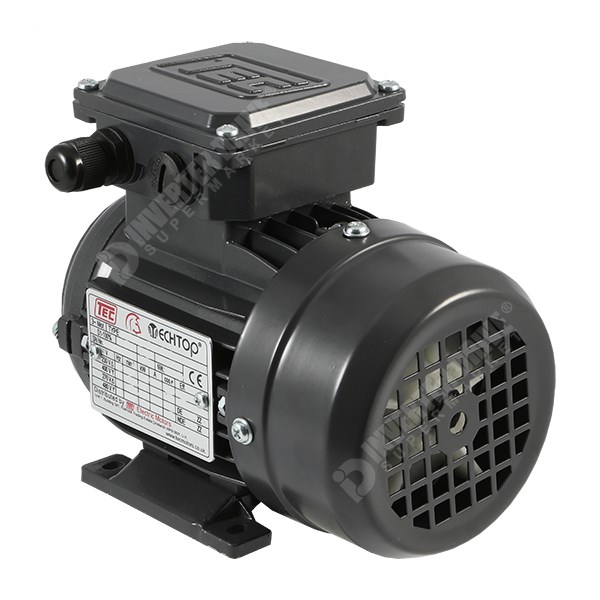 Photo of TEC 0.09kW 4 Pole 3ph AC Motor 230V/400V Foot/Face Mount 56 Frame