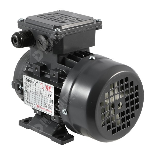 Photo of TEC IE1 0.25kW Aluminium Three Phase Motor 230V/400V 2 Pole 63 Frame B3