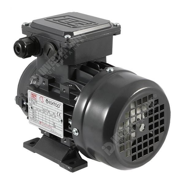 Photo of TEC IE1 0.12kW Aluminium Three Phase Motor 230V/400V 6 Pole 63 Frame B34