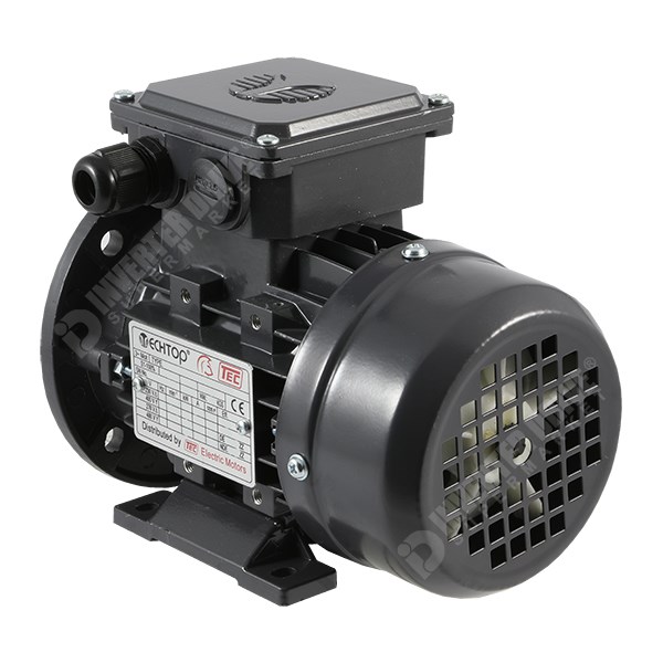 Photo of TEC IE1 0.25kW Aluminium Three Phase Motor 230V/400V 2 Pole 63 Frame B35