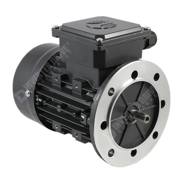 Photo of TEC IE1 0.18kW Aluminium Three Phase Motor 230V/400V 4 Pole 63 Frame B5