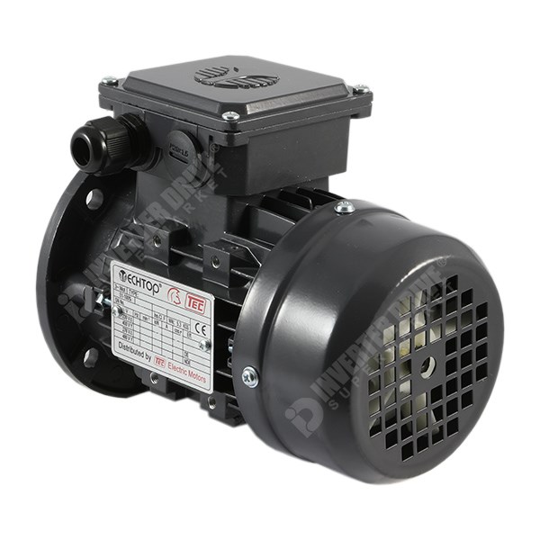Photo of TEC IE1 0.18kW Aluminium Three Phase Motor 230V/400V 4 Pole 63 Frame B5