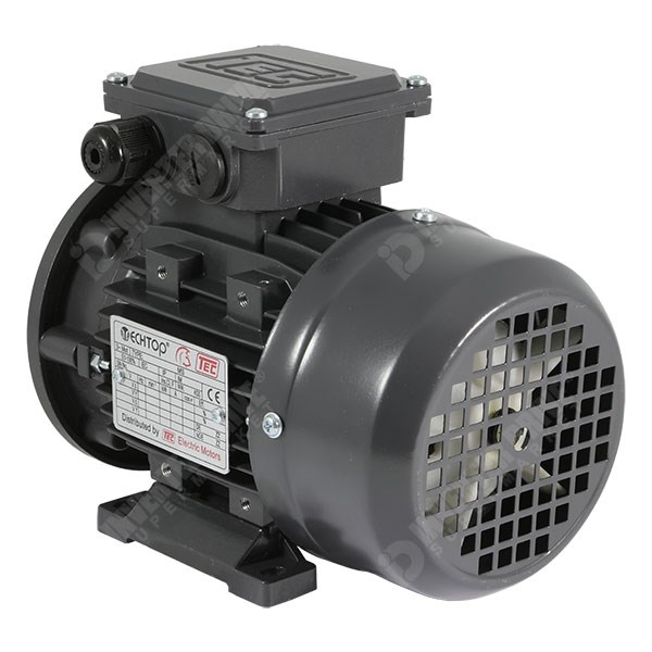 Photo of TEC IE1 0.25kW Aluminium Three Phase Motor 230V/400V 4 Pole 71 B14B Large Face