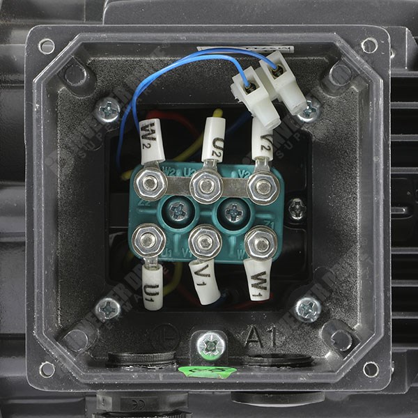 Photo of TEC IE1 0.25kW Aluminium Three Phase Motor 230V/400V 4 Pole 71 B14B Large Face