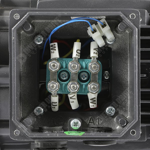 Photo of TEC IE1 0.25kW Aluminium Three Phase Motor 230V/400V 4 Pole 71 B14B Large Face