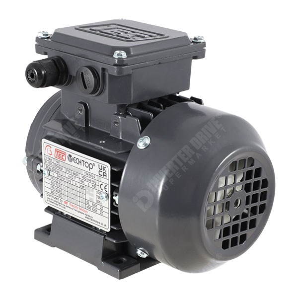 Photo of TEC IE2 0.12kW Aluminium Three Phase Motor 230V/400V 2 Pole 56 Frame B3