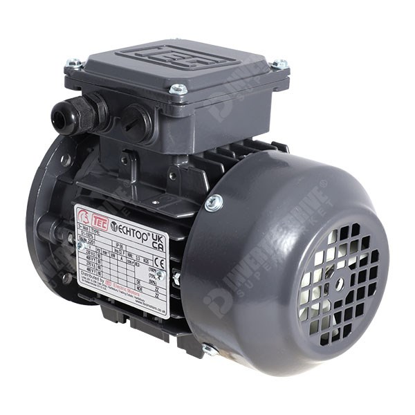 Photo of TEC IE2 0.12kW Aluminium Three Phase Motor 230V/400V 2 Pole 56 Frame B5