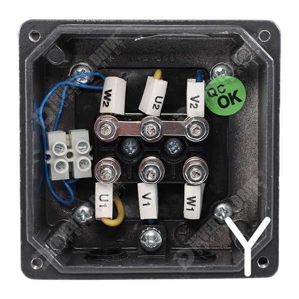 Photo of TEC IE2 0.12kW Aluminium Three Phase Motor 230V/400V 2 Pole 56 Frame B34