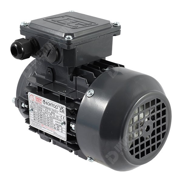 Photo of TEC IE2 0.12kW Three Phase Aluminium  Motor 230V/400V 4 Pole 63 Frame B14