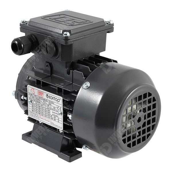 Photo of TEC IE2 0.18kW Three Phase Aluminium  Motor 230V/400V 2 Pole 63 Frame B34