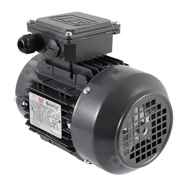 Photo of TEC IE2 0.25kW Three Phase Aluminium  Motor 230V/400V 4 Pole 71 Frame B14