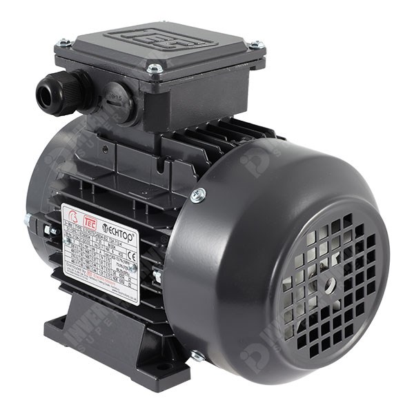 Photo of TEC IE2 0.25kW Three Phase Aluminium  Motor 230V/400V 4 Pole 71 Frame B34