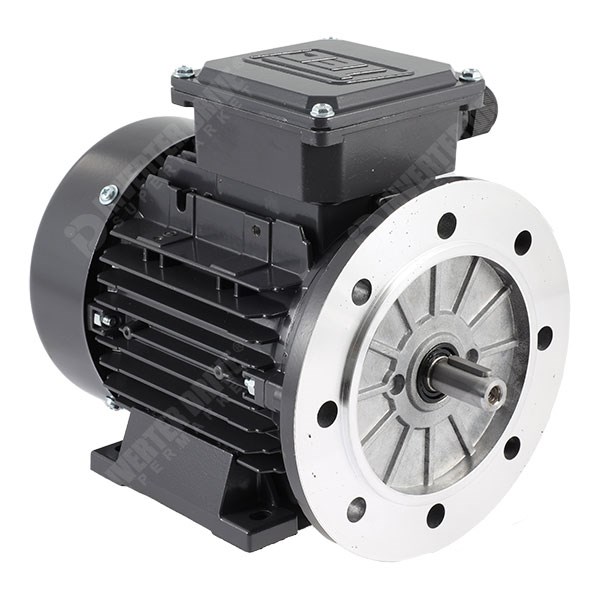 Photo of TEC IE2 0.25kW Three Phase Aluminium  Motor 230V/400V 4 Pole 71 Frame B35