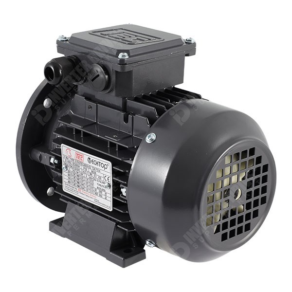 Photo of TEC IE2 0.25kW Three Phase Aluminium  Motor 230V/400V 4 Pole 71 Frame B35