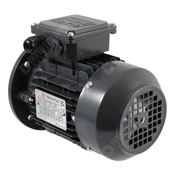 Photo of TEC IE2 0.55kW Three Phase Aluminium Motor 230V/400V 2 Pole 71 Frame B5