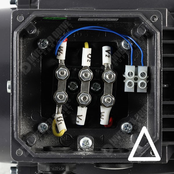 Photo of TEC IE2 0.55kW Three Phase Motor 230V/400V 4 Pole 71 (Reduced) Frame B5