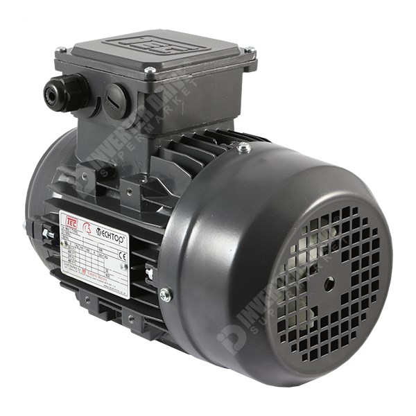 Photo of TEC IE1 0.55kW Aluminium Three Phase Motor 230V/400V 4 Pole 80 Frame B14