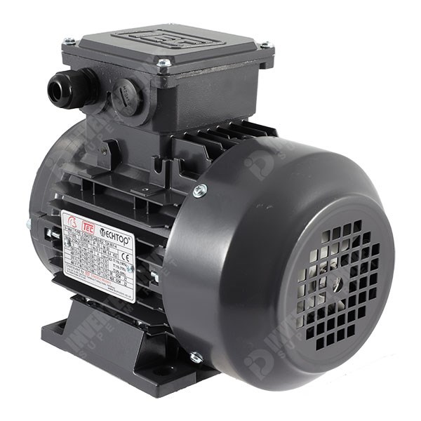 Photo of TEC IE2 1.1kW Cast Iron Three Phase Motor 230V/400V 2 Pole 80 Frame B3