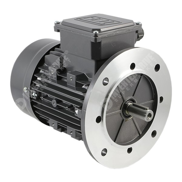 Photo of TEC IE2 0.55kW Three Phase Aluminium  Motor 230V/400V 6 Pole 80 Frame B5