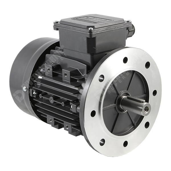 Photo of TEC IE2 1.1kW Aluminium Three Phase Motor 230V/400V 4 Pole 90S Frame B5