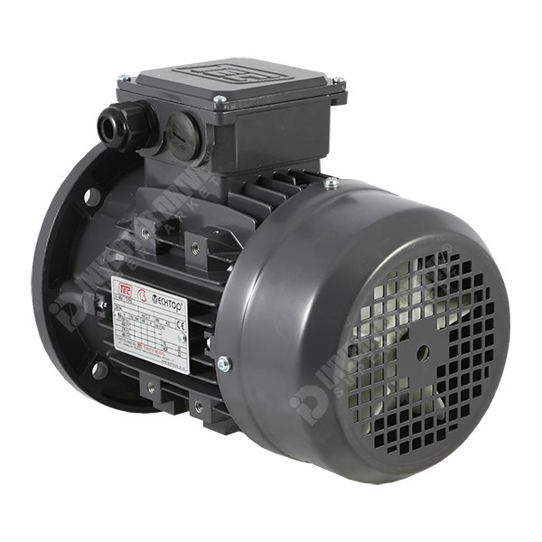 Photo of TEC IE2 1.1kW Aluminium Three Phase Motor 230V/400V 4 Pole 90S Frame B5