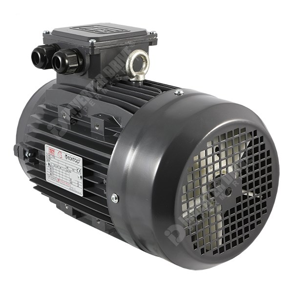 Photo of TEC IE2 2.2kW Aluminium Three Phase Motor 230V/400V 4 Pole 100L Frame B14