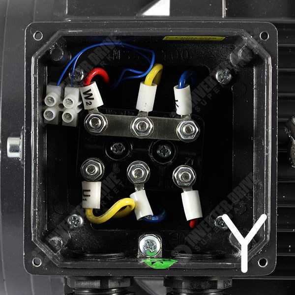 Photo of TEC IE2 3kW Aluminium Three Phase Motor 230V/400V 4 Pole 100L Frame B35