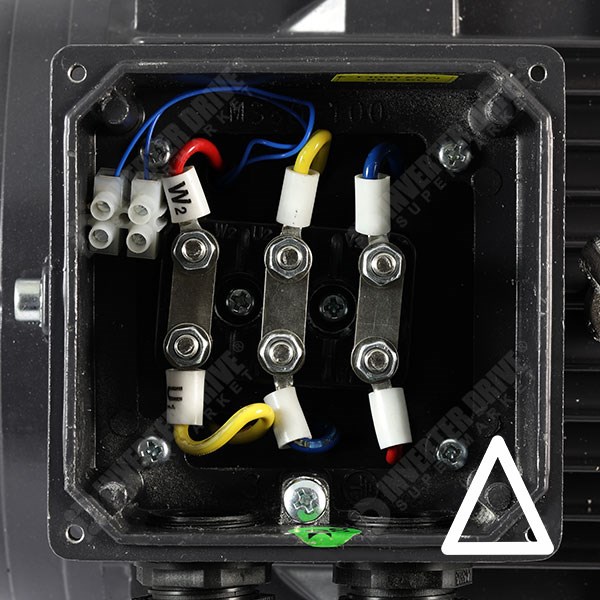 Photo of TEC IE2 3kW Aluminium Three Phase Motor 230V/400V 4 Pole 100L Frame B35