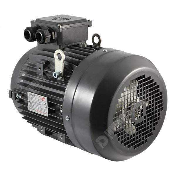 Photo of TEC IE2 5.5kW Aluminium Three Phase Motor 400V 2 Pole 132S Frame B14