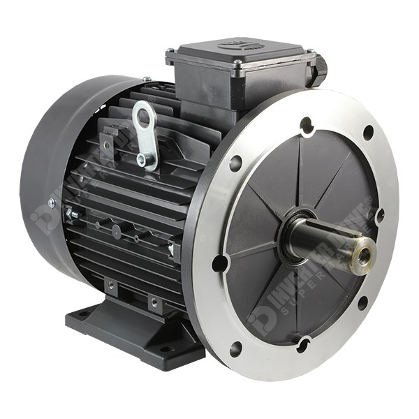 Photo of TEC IE2 3kW Aluminium Three Phase Motor 230V/400V 6 Pole 132S Frame B35 