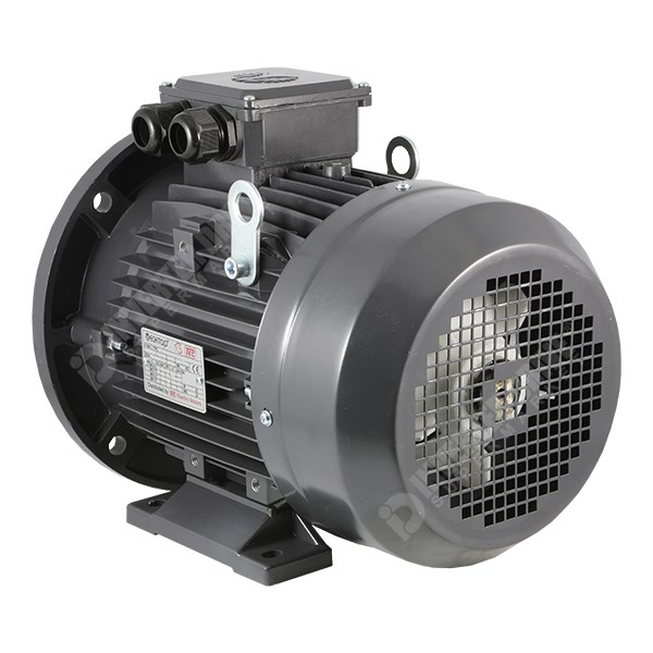 Photo of TEC IE2 3kW Aluminium Three Phase Motor 230V/400V 6 Pole 132S Frame B35 