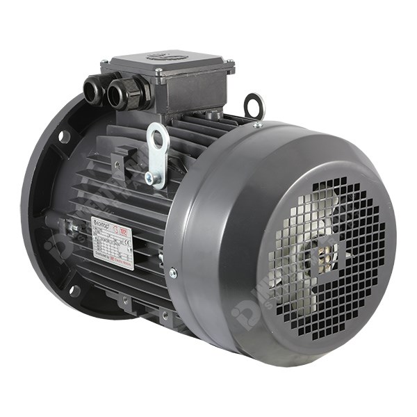 Photo of TEC IE2 3kW Aluminium Three Phase Motor 230V/400V 6 Pole 132S Frame B5 