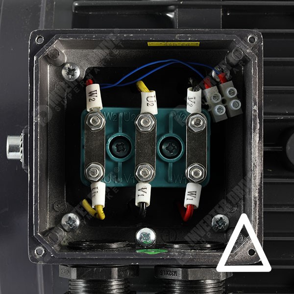 Photo of TEC IE2 5.5kW Aluminium Three Phase Motor 400V 4 Pole 132S Frame B34