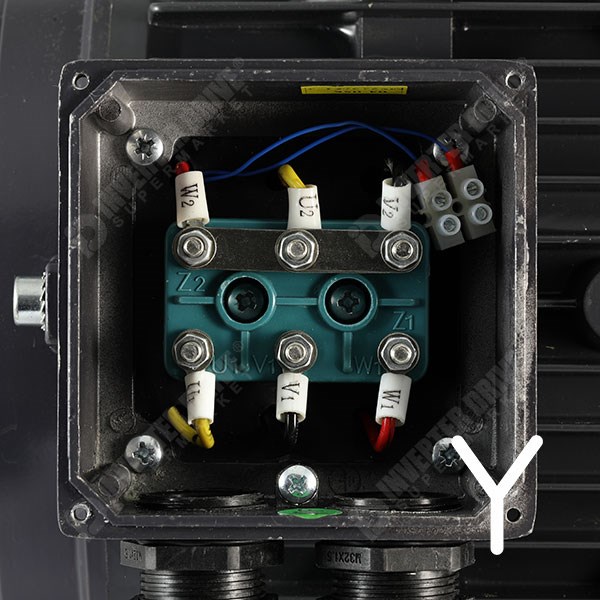 Photo of TEC IE2 5.5kW Aluminium Three Phase Motor 400V 4 Pole 132S Frame B34