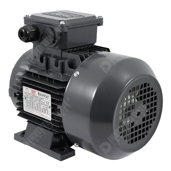 Photo of TEC IE3 2.2kW Aluminium Three Phase Motor 230V/400V 2 Pole 90L Frame B3