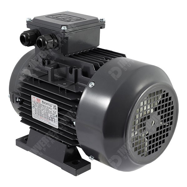 Photo of TEC IE3 3kW Aluminium Three Phase Motor 230V/400V 4 Pole 100L Frame B34
