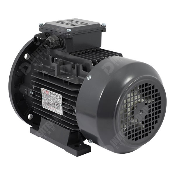 Photo of TEC IE3 3kW Aluminium Three Phase Motor 230V/400V 4 Pole 100L Frame B35