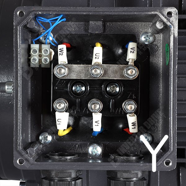 Photo of TEC IE3 3kW Aluminium Three Phase Motor 230V/400V 4 Pole 100L Frame B14