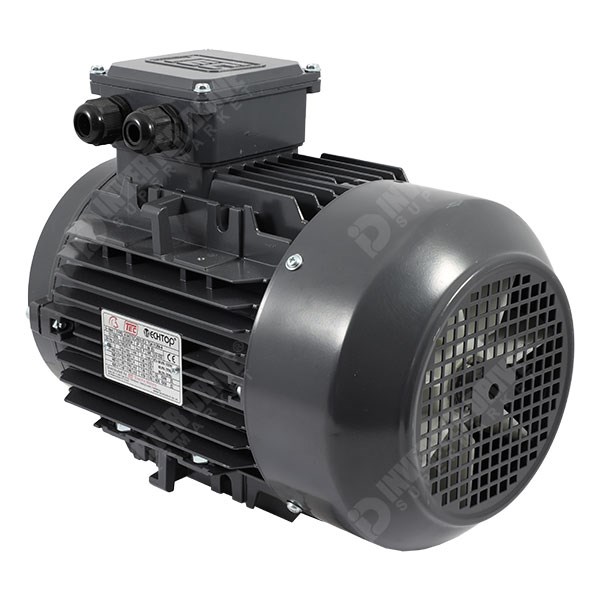 Photo of TEC IE3 4kW Aluminium Three Phase Motor 400V 4 Pole 112 Frame B14