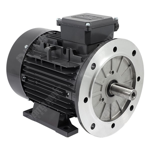 Photo of TEC IE3 4kW Aluminium Three Phase Motor 400V 4 Pole 112 Frame B35